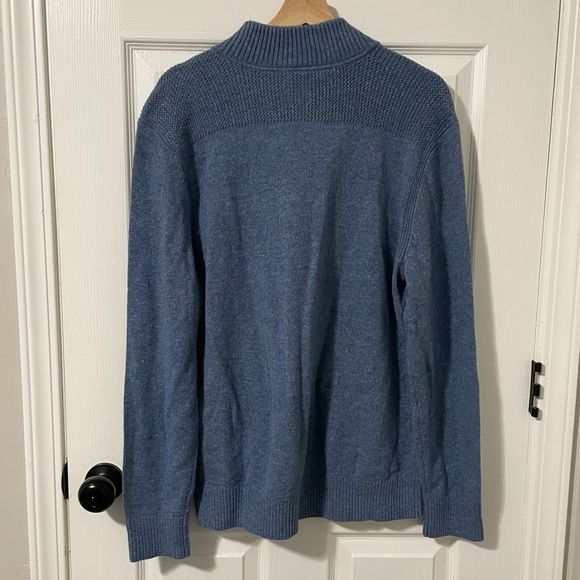 NWT GAP Factory Blue Button Up Sweater - size L - Picture 5 of 8